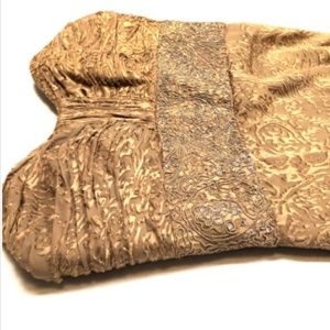 Badgley Mischka 8 Formal Velvet Dress Strapless